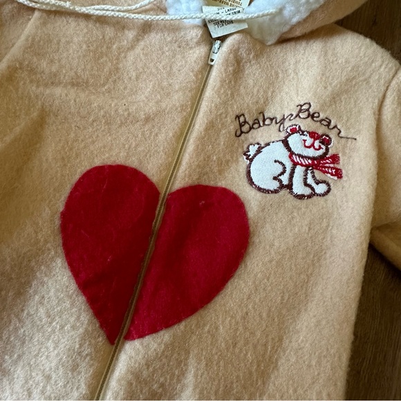 VTG 70s Retro Cuddler Teddy Bear Baby Onesie - Picture 2 of 7